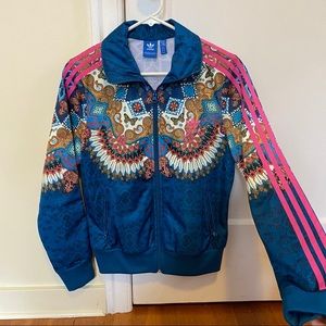 Patterned Adidas Track Jacket